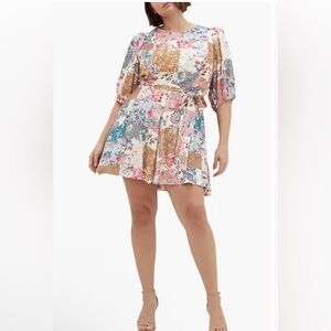 City Chic Forever Floral A-Line Minidress, NWT , Size 18W